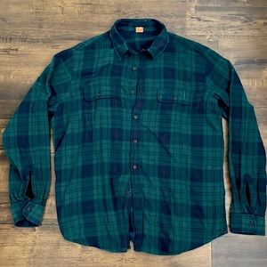 Sundance Catalog Taylor Vintage Plaid Button Down Shirt